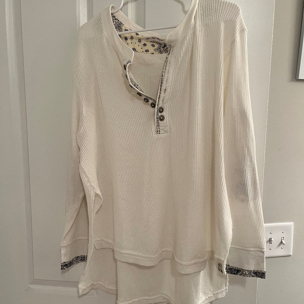 Free people long sleeve top